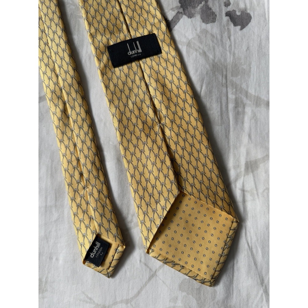 Dunhill London Nutcracker Print Motif Hermes Like 100% Silk Tie Made In Italy